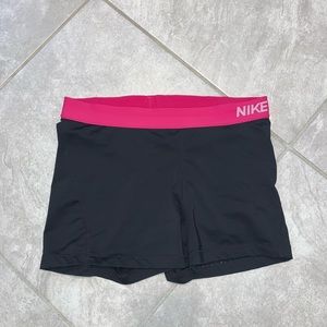 Pink / Black Nike Pro Spandex